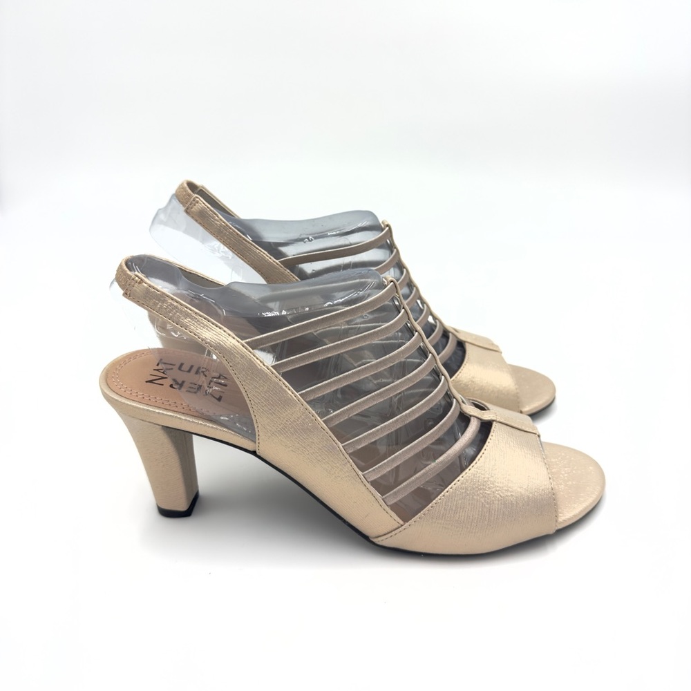 Women’s Naturalizer Beige Strappy Heels Super Comfy!!